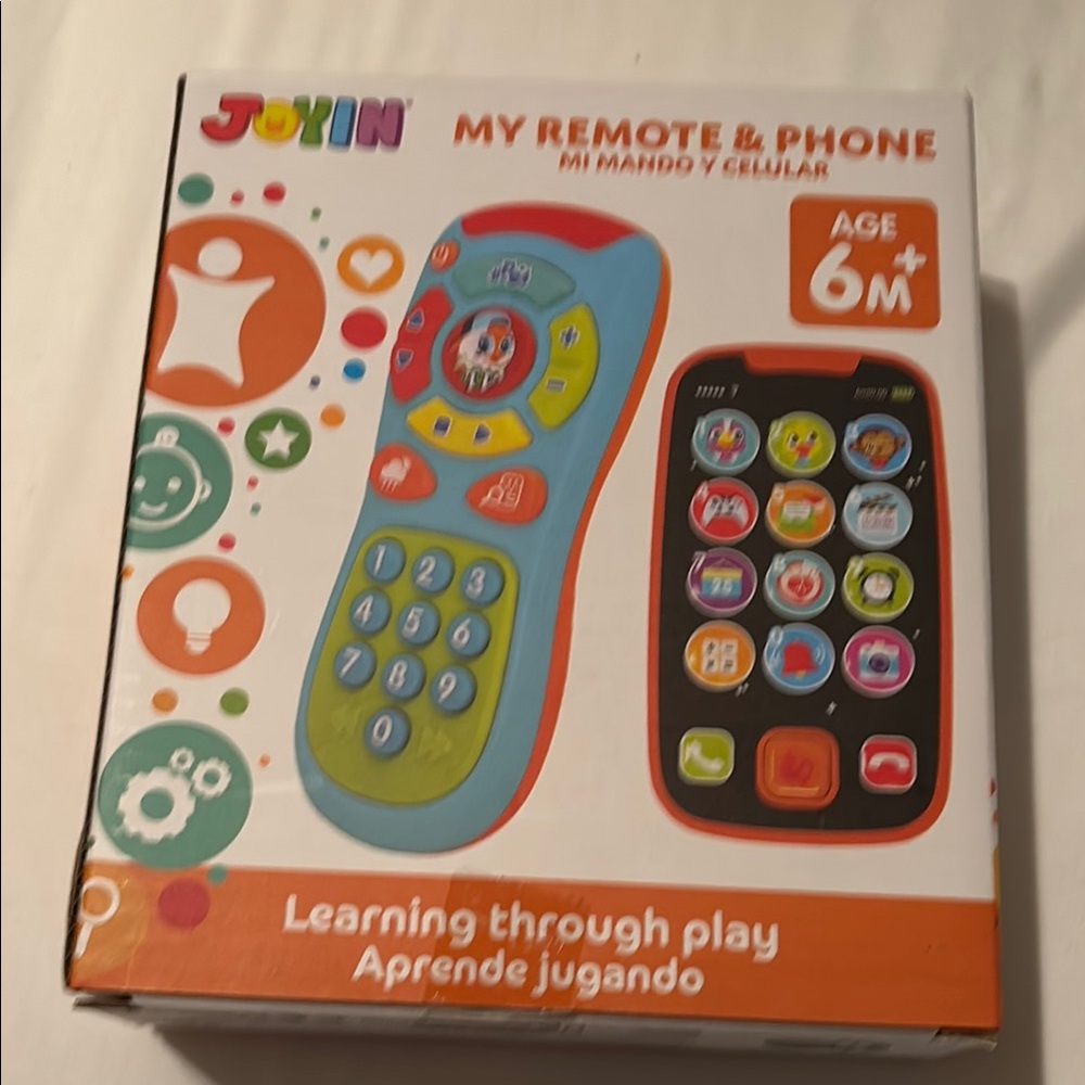 Kids Remote & Phone Toy Set - Blue and Red